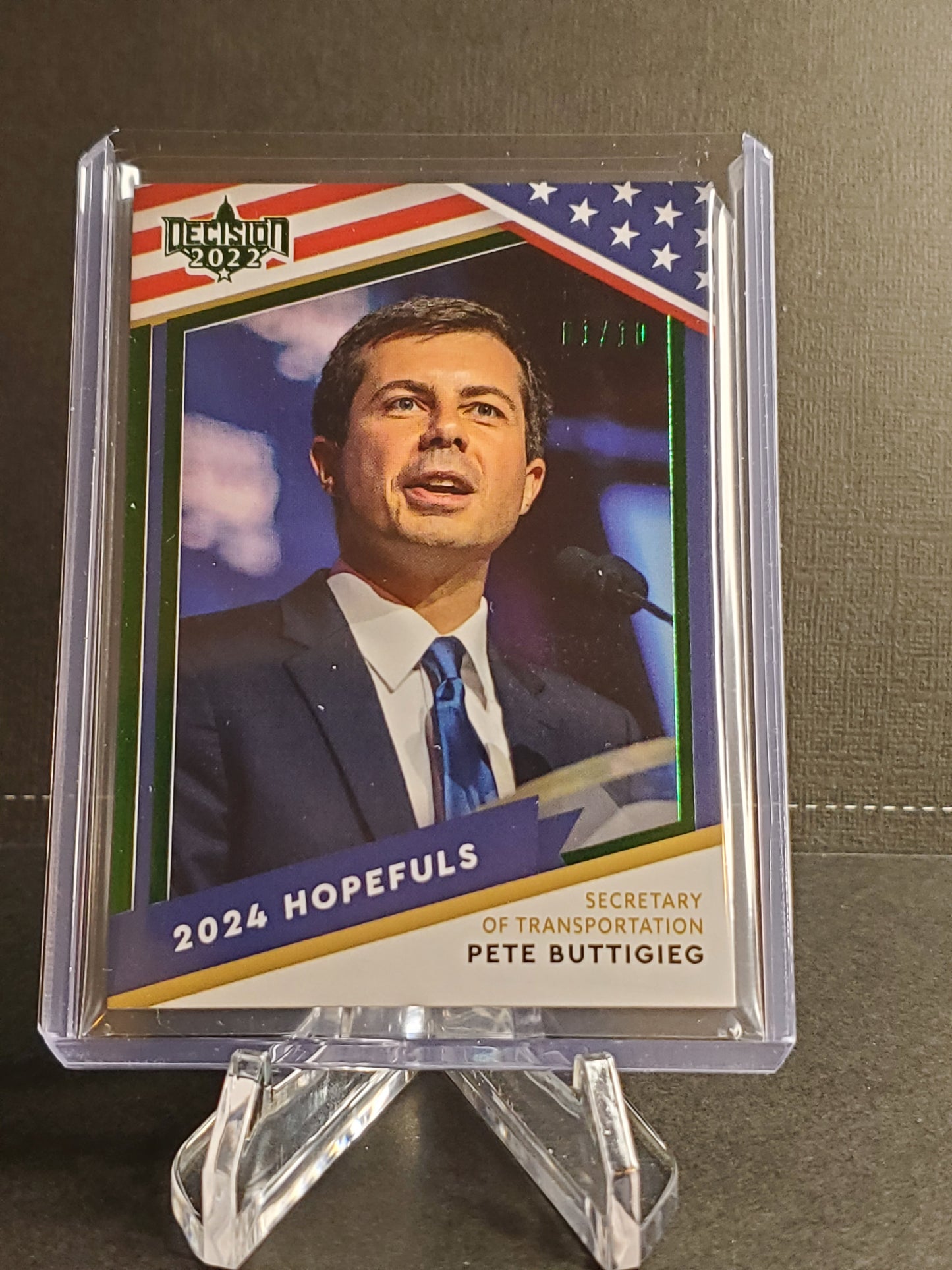 Pete Buttigieg 2022 Leaf Decision Green 2024 Hopefuls /10 #8