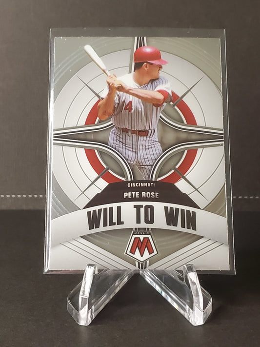 Pete Rose 2022 Panini Mosaic Baseball Will To Win #WW-6