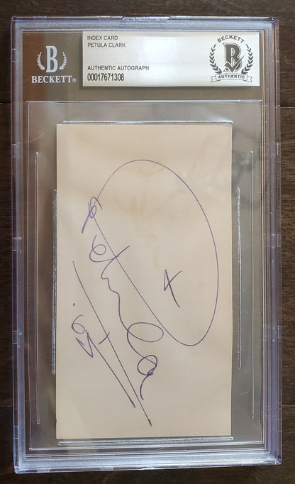 2024 Historic Autographs Celebrity - Petula Clark - AUTO - BGS Slab!