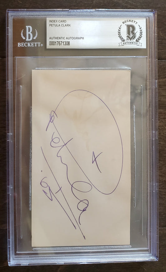 2024 Historic Autographs Celebrity - Petula Clark - AUTO - BGS Slab!
