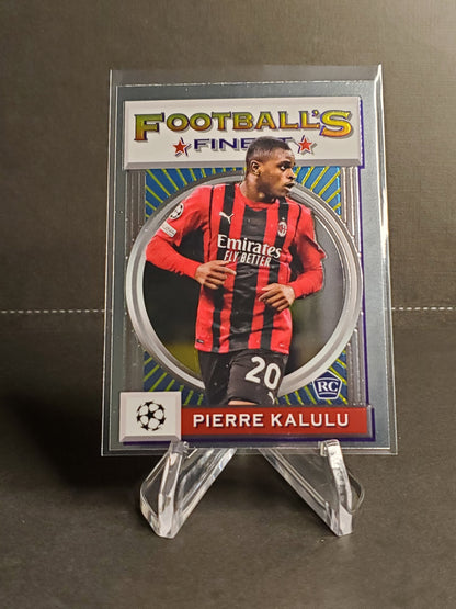 Pierre Kalulu 2021-2022 Topps Finest Flashbacks UEFA Soccer RC #45