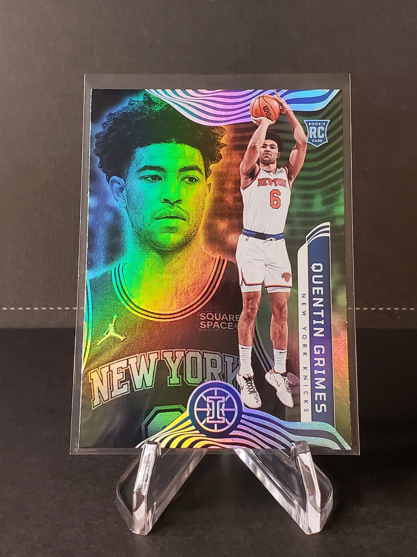 Quentin Grimes 2021-2022 Panini Illusions Basketball RC Emerald #175