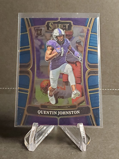 Quentin Johnston 2023 Panini Select Draft Picks RC #5