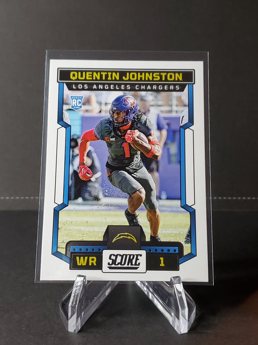 Quentin Johnston 2023 Panini Score Football RC #345