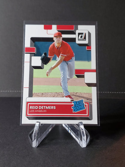 Reid Detmers 2022 Panini Donruss Baseball Rated Rookie #43