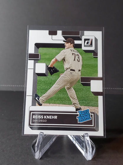 Reiss Knehr 2022 Panini Donruss Baseball Rated Rookie #71