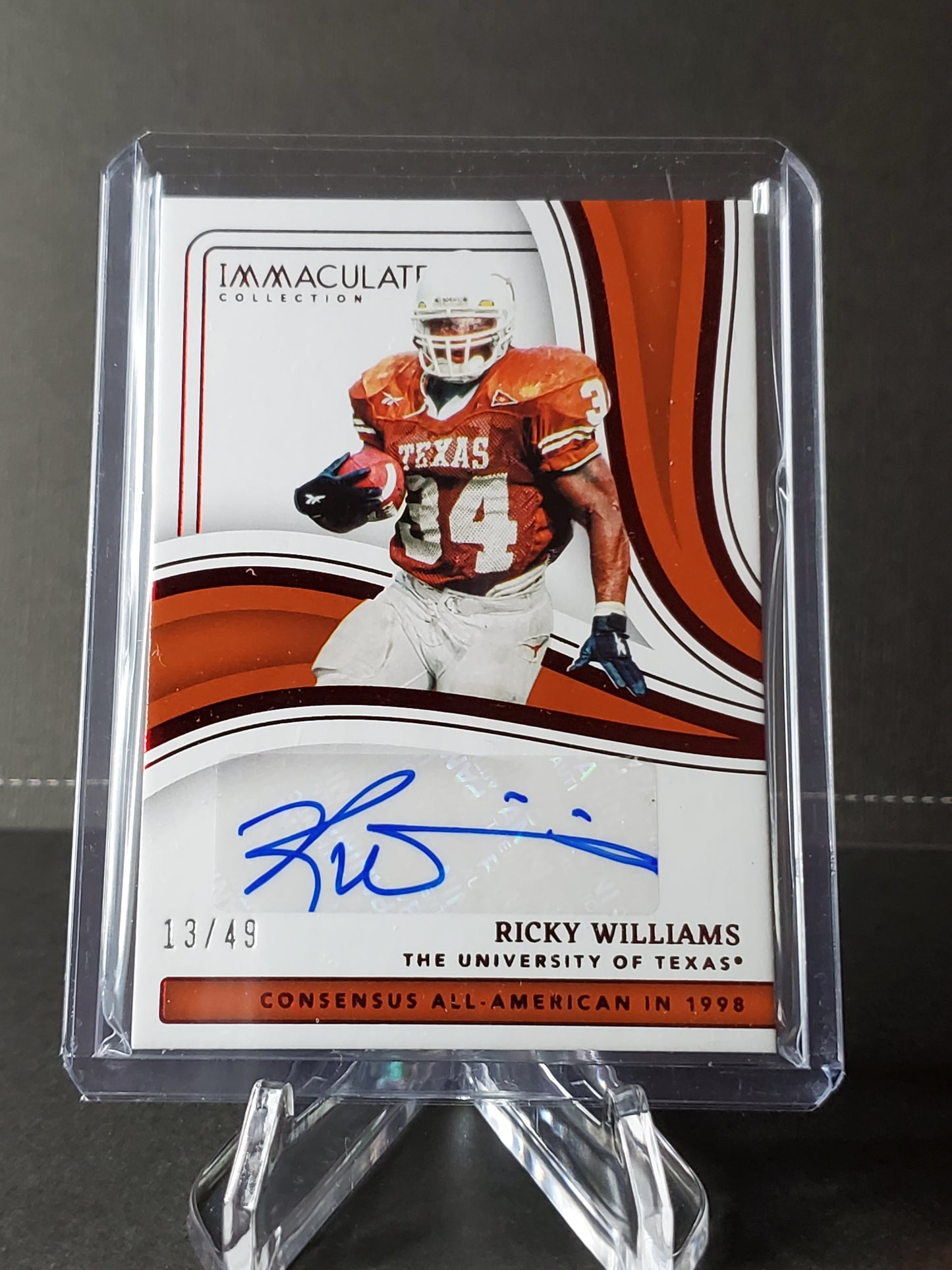 Ricky Williams 2023 Panini Immaculate Collegiate AUTO #CGS-RW