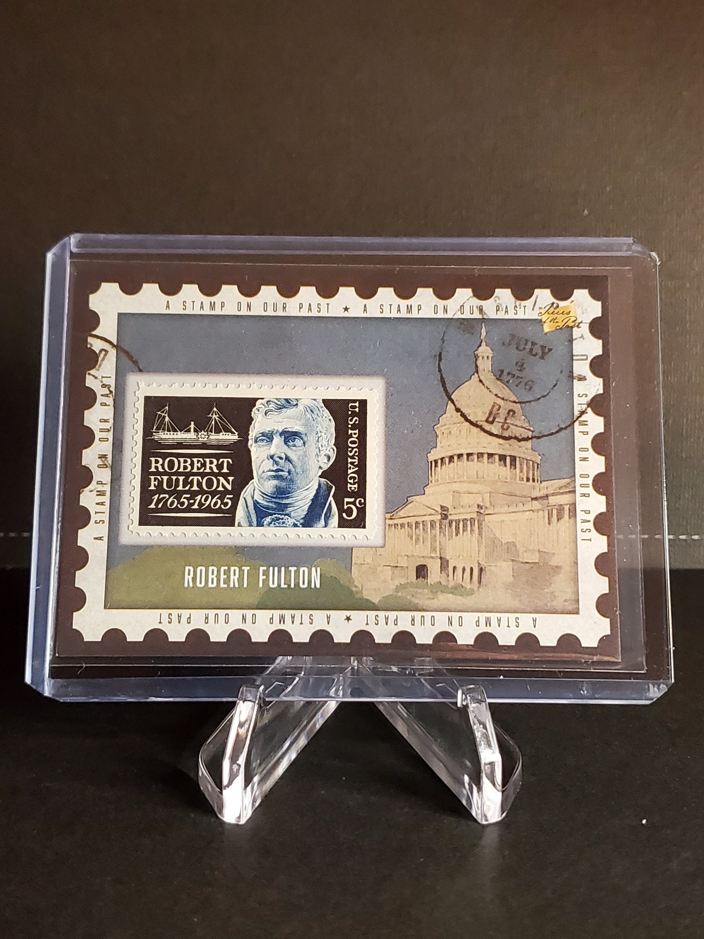 Robert Fulton 2017 The Bar - Pieces of the Past Postage Stamp #SOOP-47