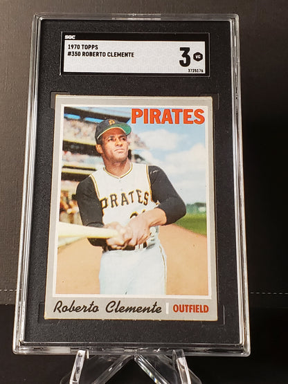 Roberto Clemente 1970 Topps #350 (SGC 3)