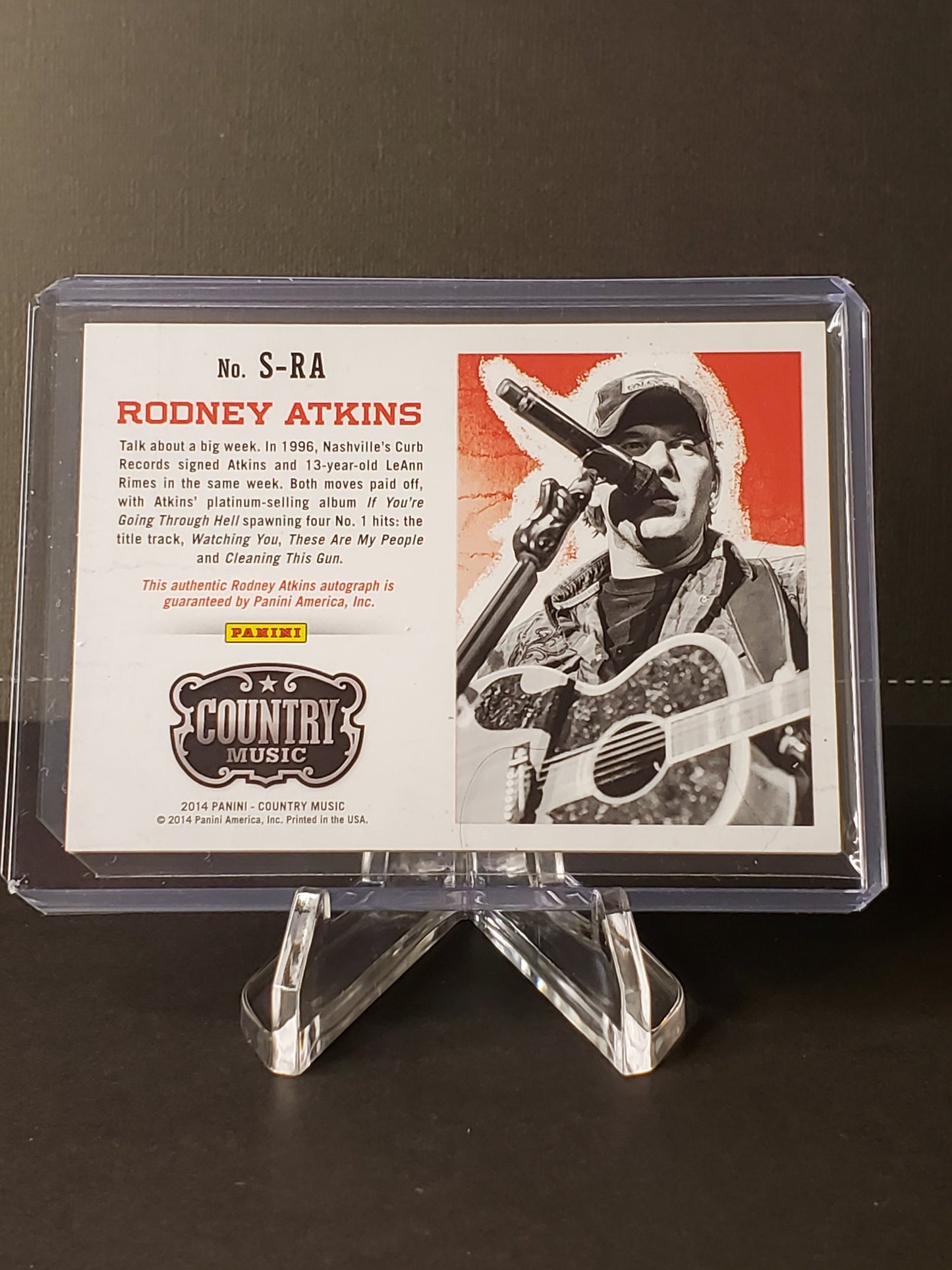 Rodney Atkins 2014 Panini Country Music AUTO #S-RA: /499