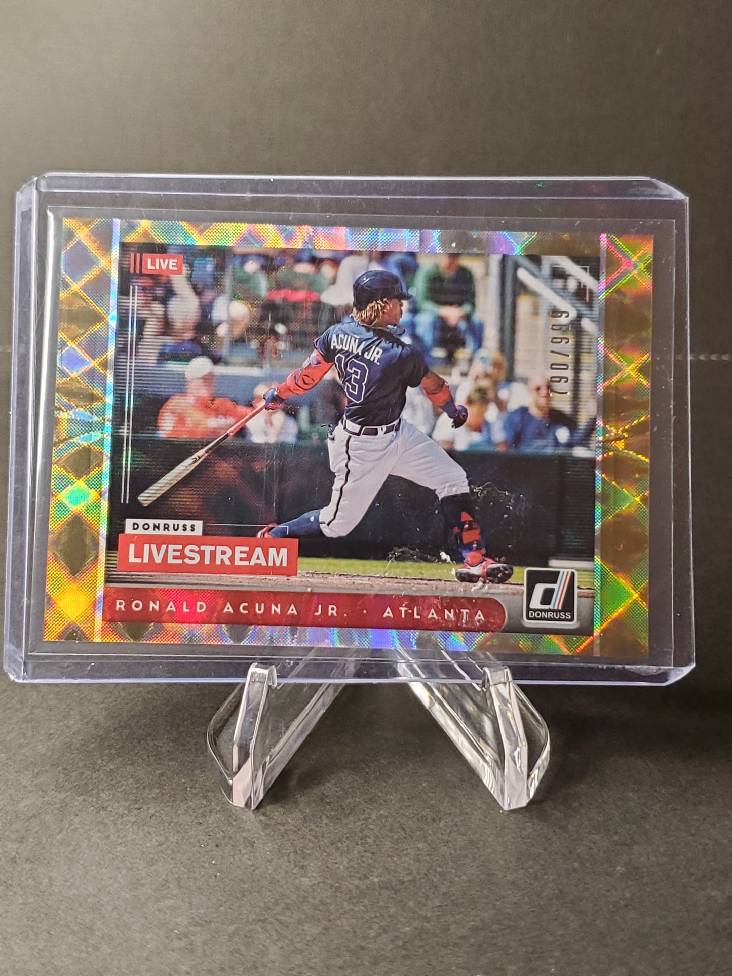 Ronald Acuna Jr.2021 Donruss Baseball - #LS5 Livestream Insert #d /999