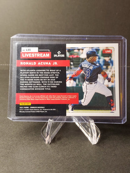 Ronald Acuna Jr.2021 Donruss Baseball - #LS5 Livestream Insert #d /999