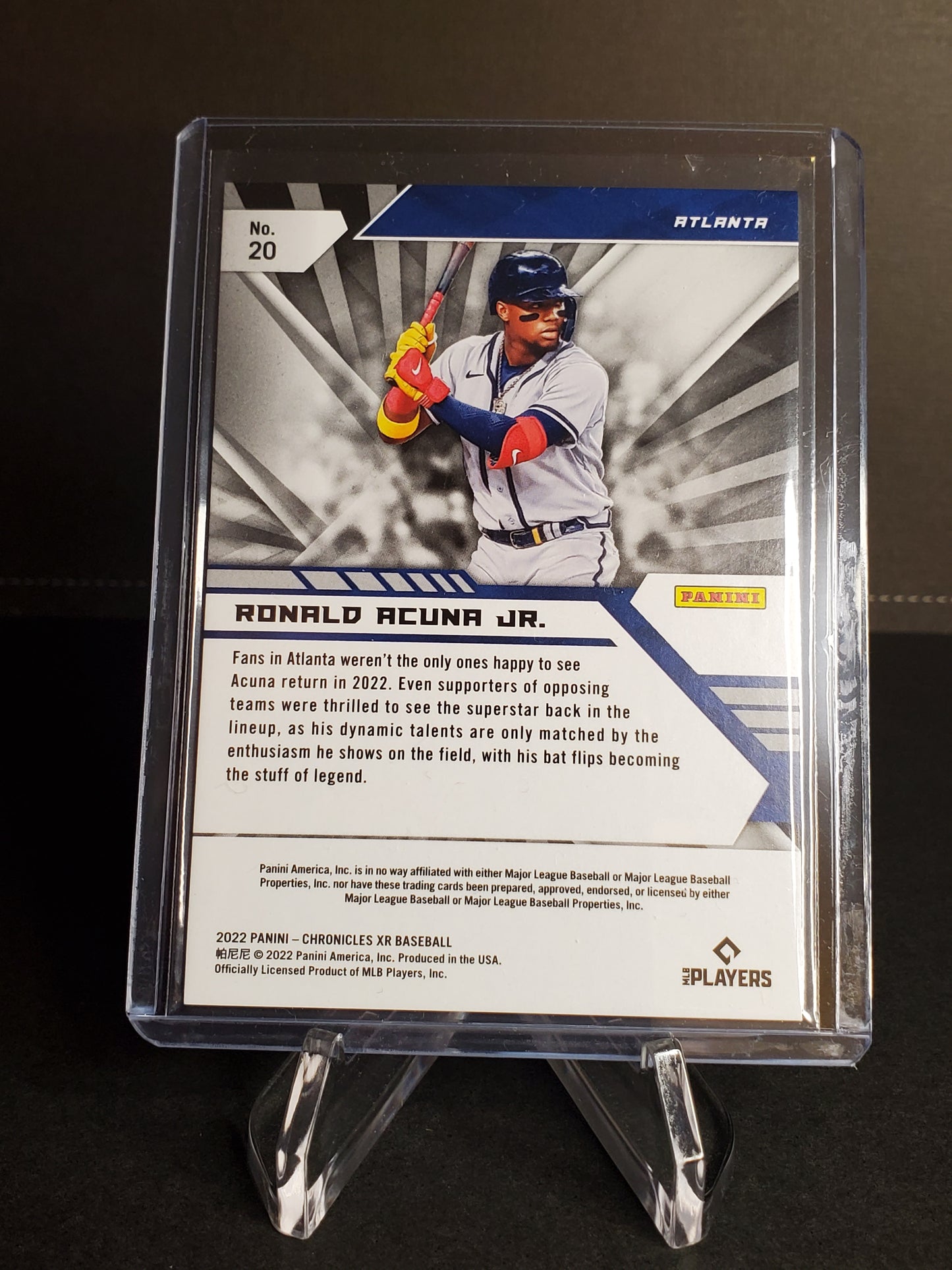 Ronald Acuna 2022 Panini Chronicles XR #20