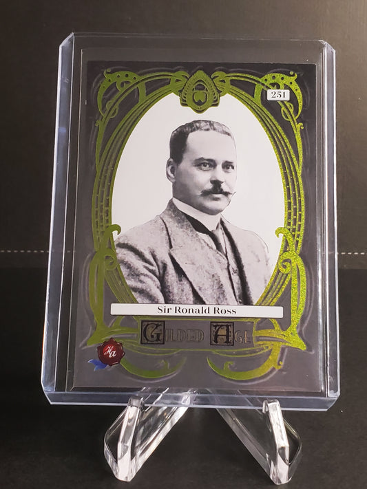 Sir Ronald Ross 2022 Gilded Age Historic Autographs Green 24/32