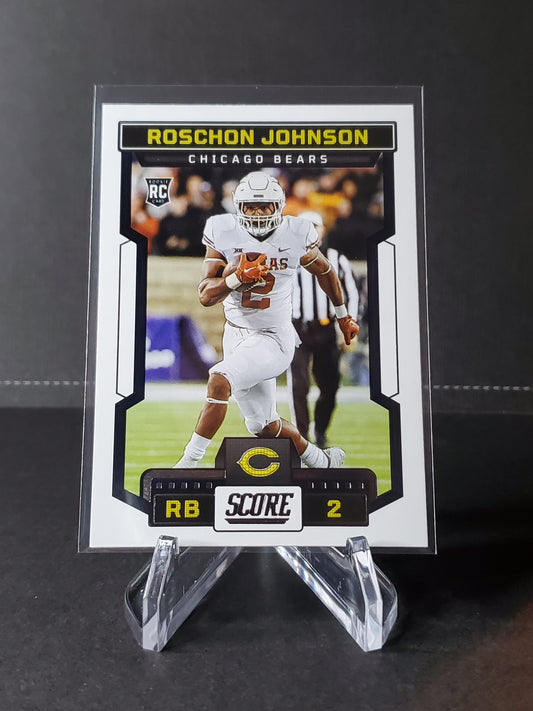 Roschon Johnson 2023 Panini Score Football RC #335