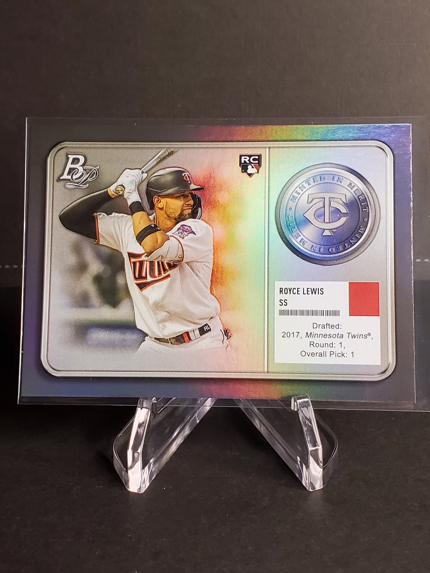 Royce Lewis 2022 Bowman Platinum Minted in Merit RC #MM-20