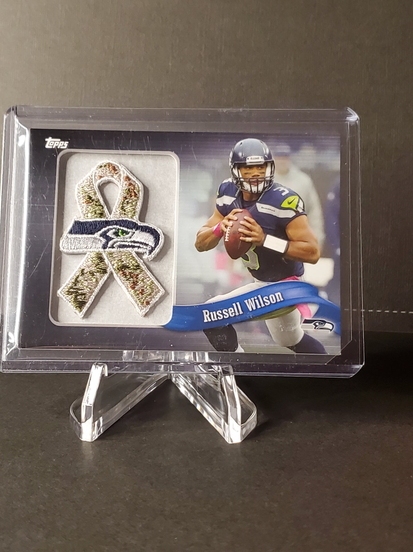 Russell Wilson 2013 Topps Commemorative Patch Ribbon #PR-RWI