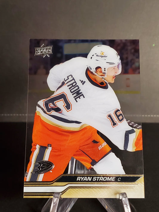 Ryan Strome 2023/24 Upper Deck Series 2 Clear Cut Parallel #255