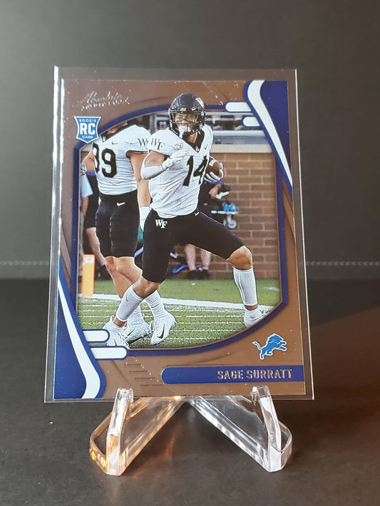 Sage Surratt 2021 Panini Absolute RC #196