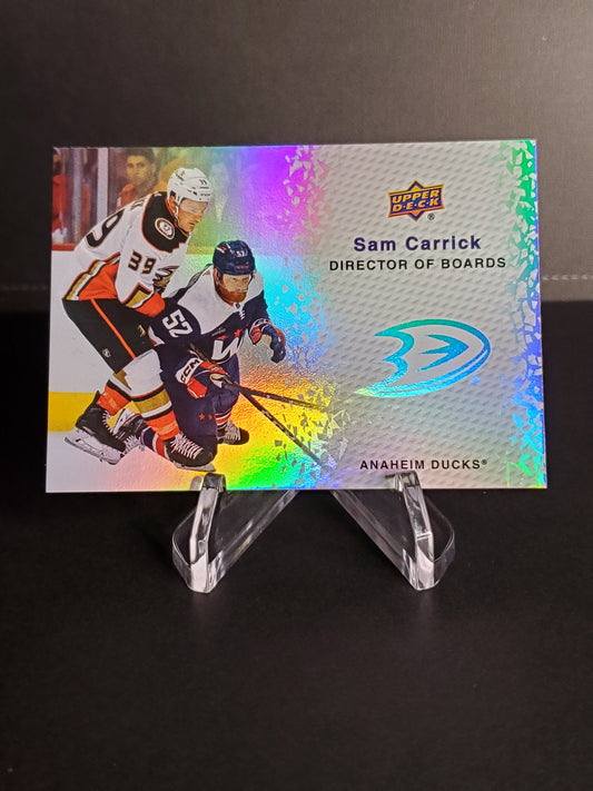 Sam Carrick 2023/24 Upper Deck Series 2 Director of Boards #DB-3