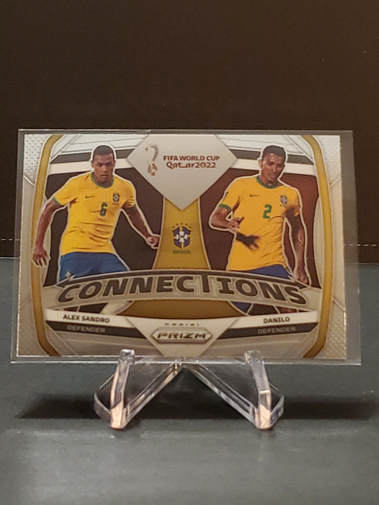 Alex Sandro / Danilo 2022 Panini Prizm World Cup Qatar Connections #27