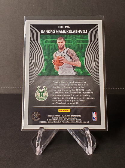 Sandro Mamukelashvili 2021-2022 Panini Illusions Basketball RC #196