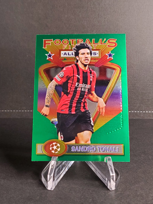 Sandro Tonali 2021-2022 Topps Finest Flashbacks UEFA Soccer #59