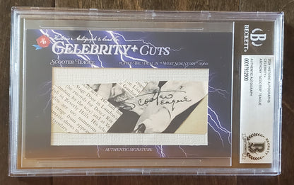 2024 Historic Autographs Celebrity - Anthony Scooter Teague - AUTO - /5 BGS