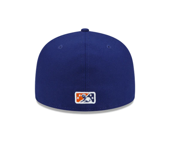 New Era Durham Bulls Fitted 59Fifty Hat Minor League Baseball Royal Blue Brim 7 1/4