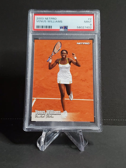 Venus WIlliams 2003 Netpro RC #2 PSA MINT 9