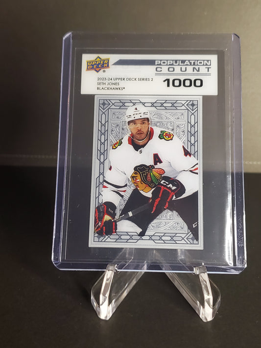 Seth Jones 2023/24 Upper Deck Series 2 Hockey Population Count 1000 #PC-33