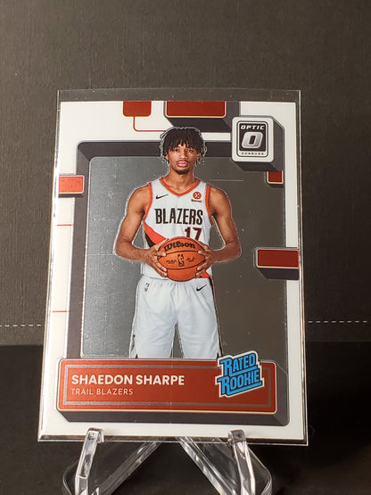 Shaedon Sharpe 2022 Panini Optic Rated Rookie RC #249