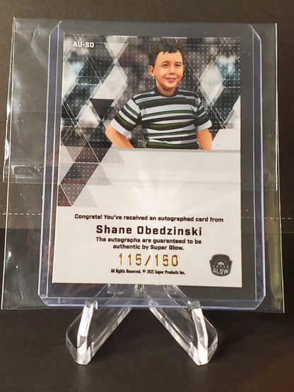 Shane Obedzinski 2021 Super Glow AUTO /150 #AU-SO