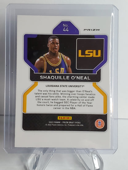 Shaquille O'Neal 2022 Panini Prizm Draft Picks Purple Wave Prizm #44