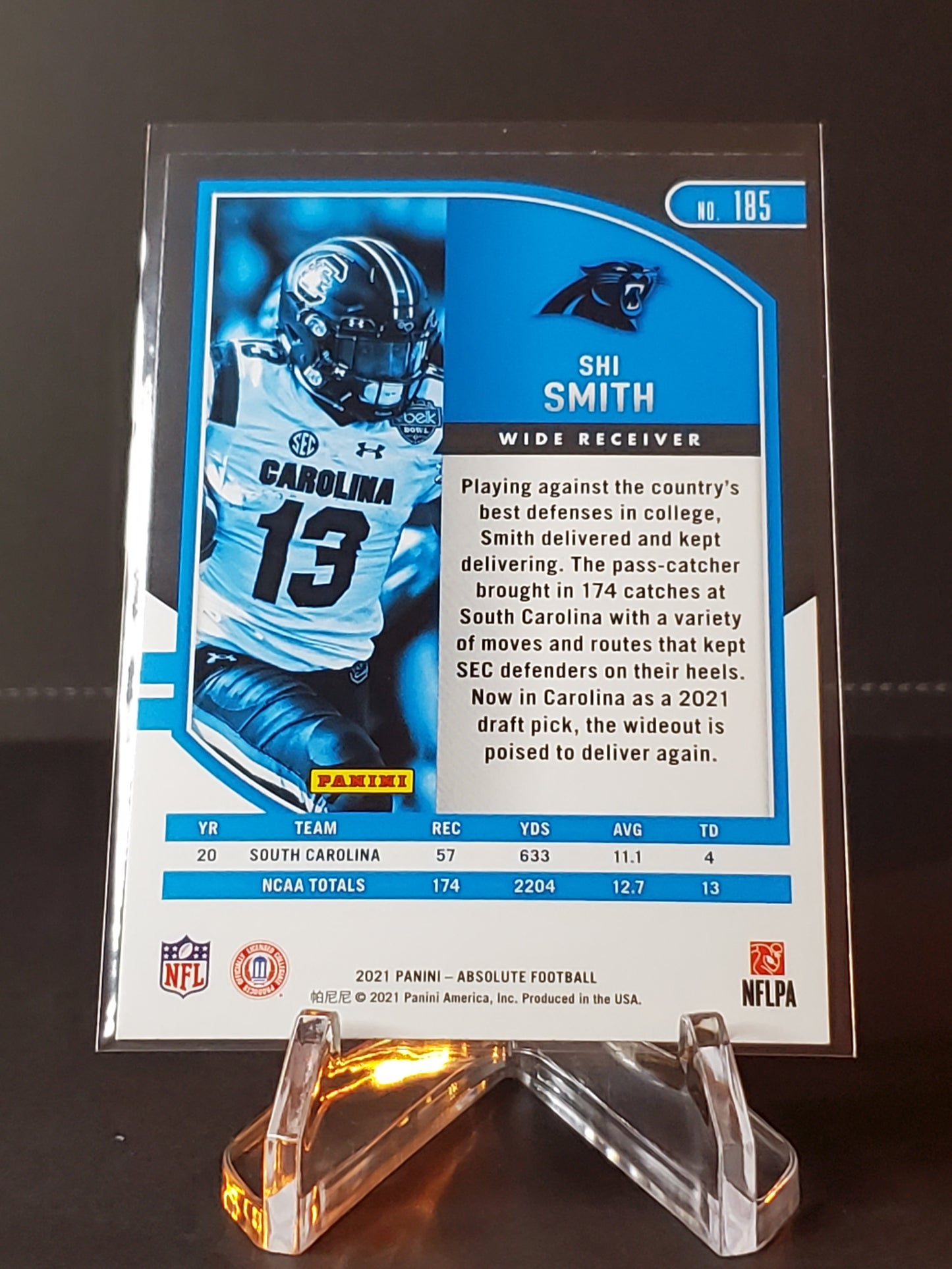 Shi Smith 2021 Panini Absolute RC #185