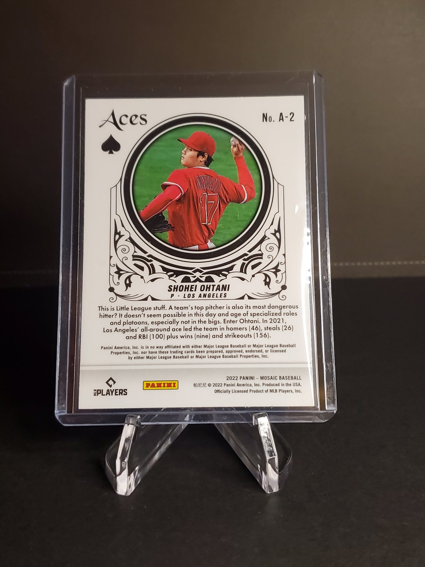 Shohei Ohtani 2022 Panini Mosaic Aces #A-2