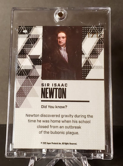 Sir Isaac Newton 2021 Super Break Pieces of the Past #1/1 Refractor - #45