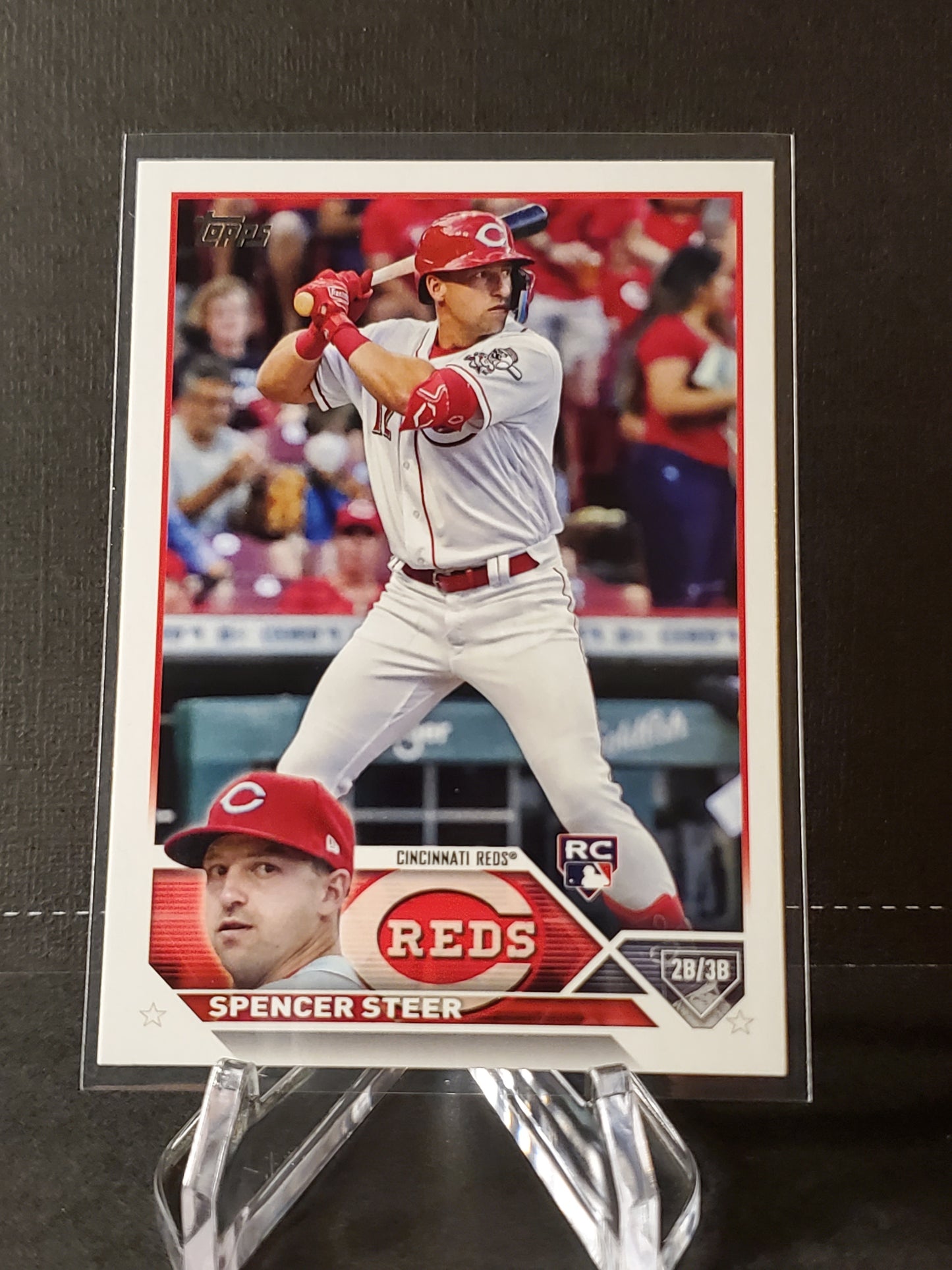 Spencer Steer 2023 Topps Series 2 RC #489