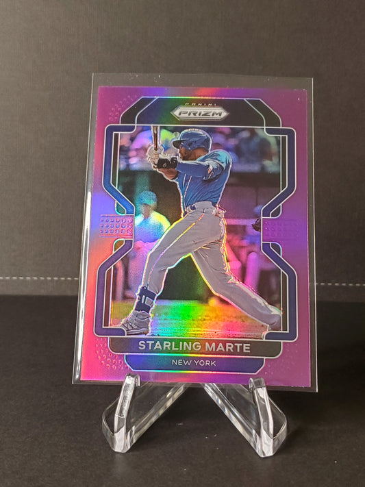 Starling Marte 2022 Panini Prizm Baseball Purple Prizm #204