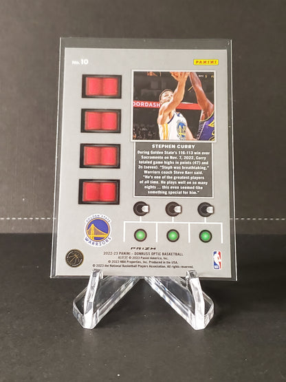 Stephen Curry 2022-2023 Donruss Optic T-Minus #10