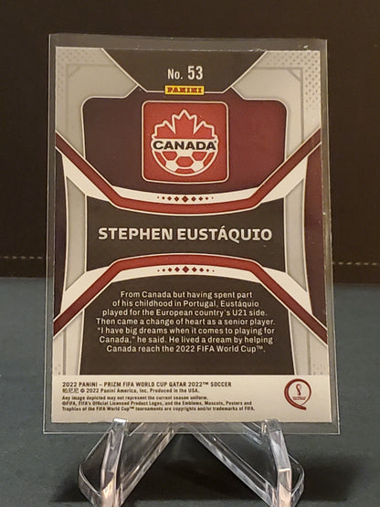 Stephen Eustaquio 2022 Panini Prizm World Cup Qatar RC #53