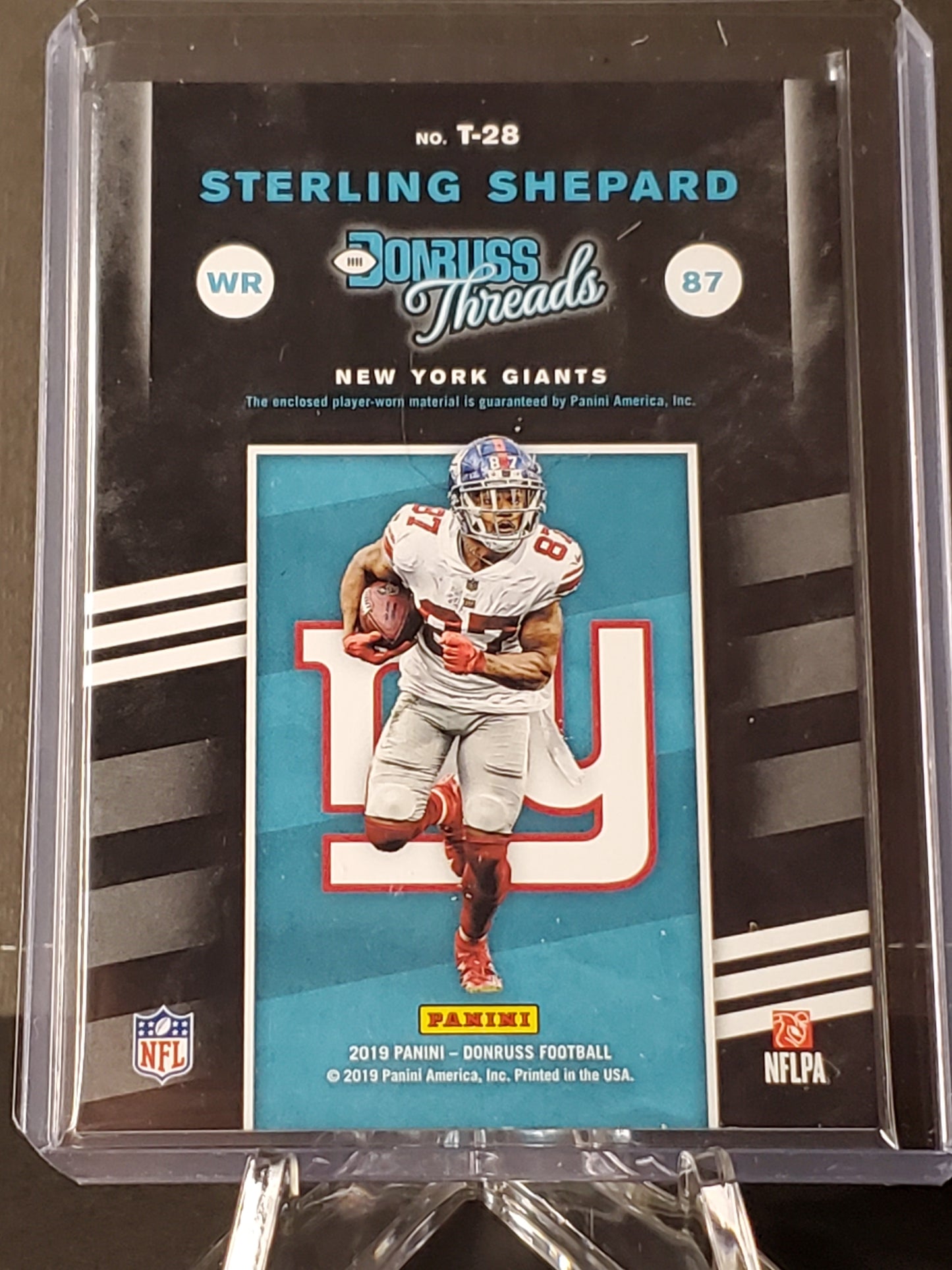 Sterling Shepard 2019 Panini Donruss Threads Jersey Relic #T-28