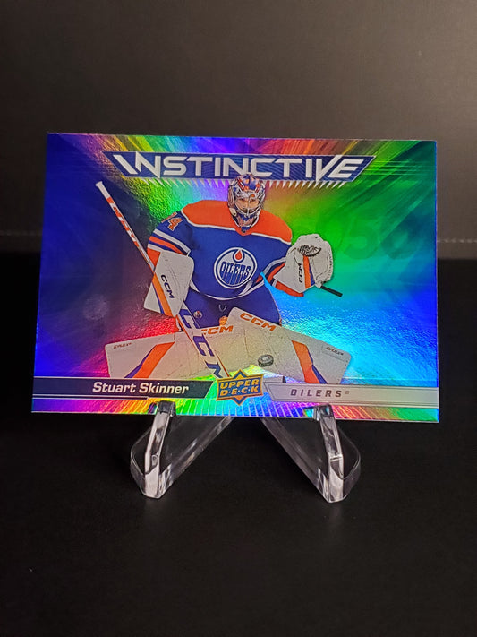 Stuart Skinner 2023/24 Upper Deck Series 2 Instinctive #IN-8