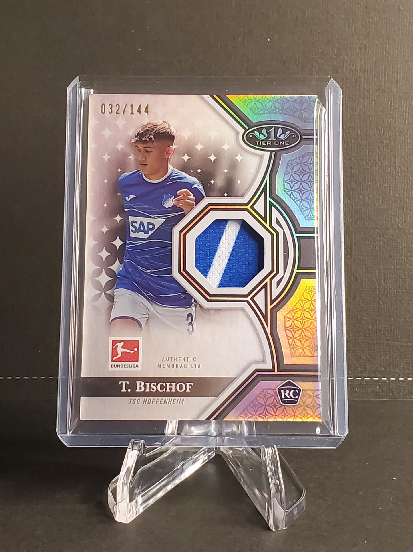 T. Bischof 2022-2023 Topps Tier One Bundesliga (RC) Authentic Memorabilia #MSR-TB1