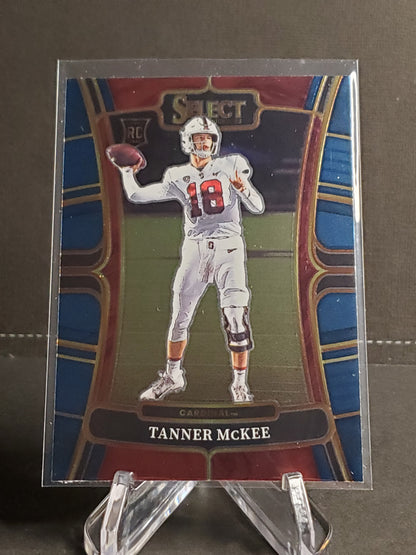 Tanner McKee 2023 Panini Select Draft Picks RC #22