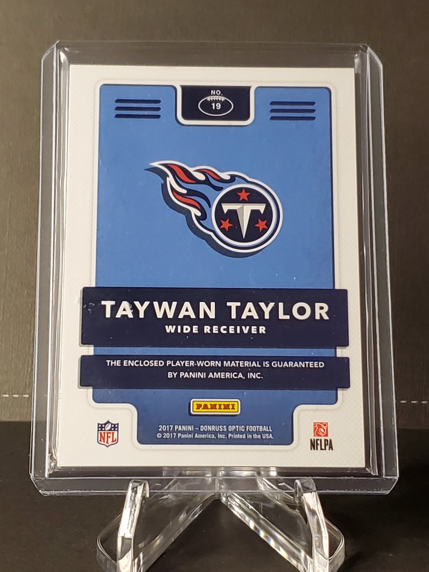 Taywan Taylor 2021 Panini Donruss Optic Jersey Relic #19