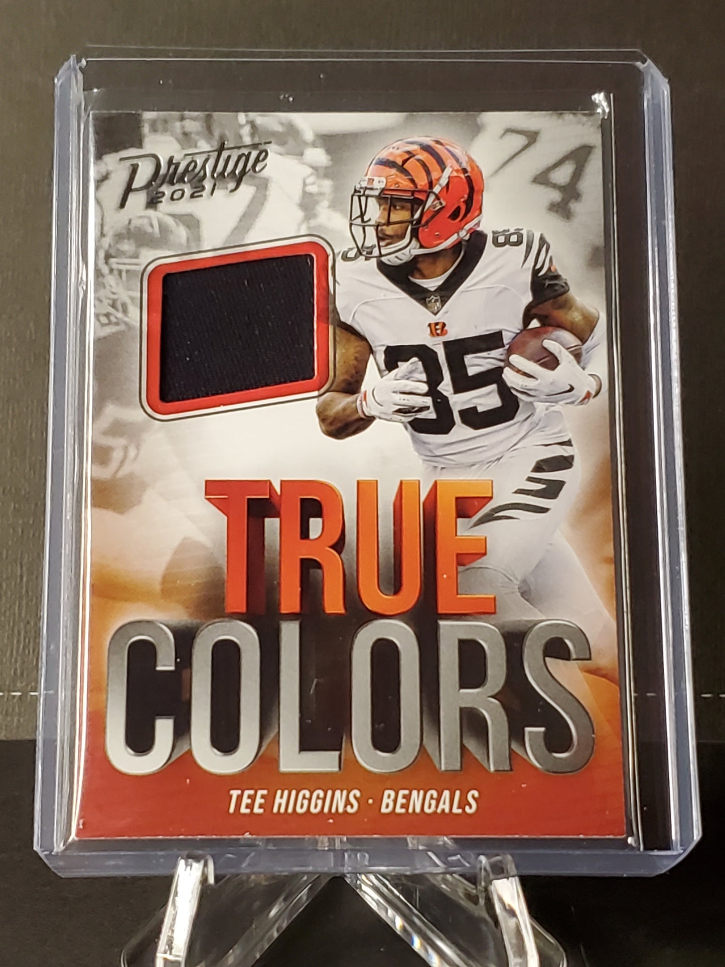 Tee Higgins 2021 Panini Prestige True Colors Relic #TC-TH