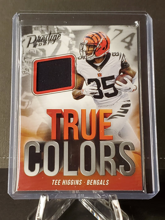 Tee Higgins 2021 Panini Prestige True Colors Relic #TC-TH