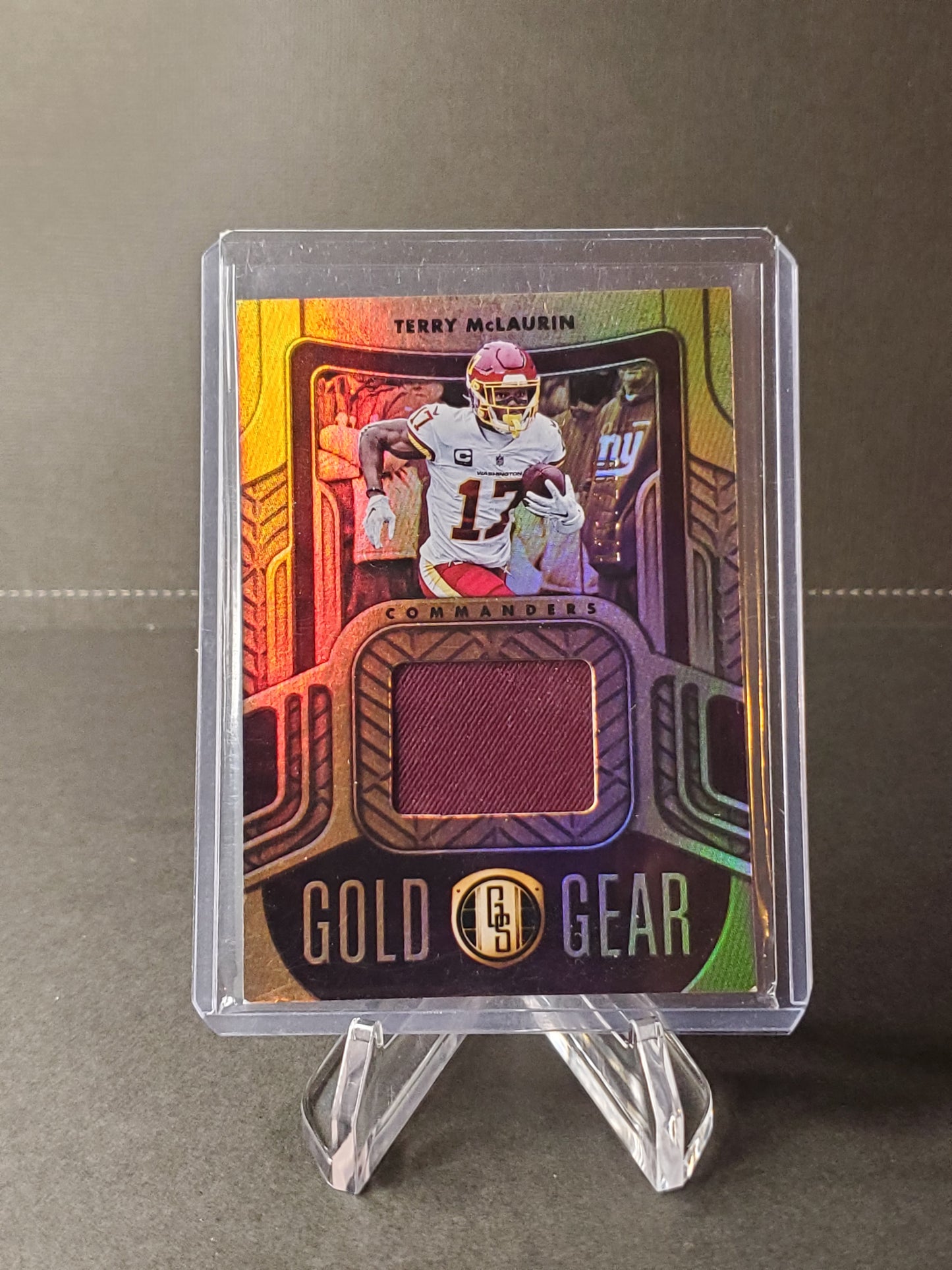 Terry McLaurin 2022 Panini Gold Standard Gold Gear Relic /299 #GG-TMC