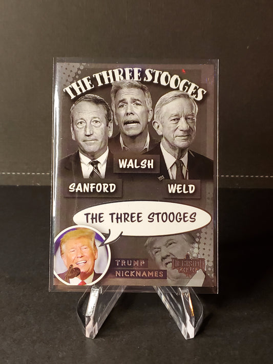 The Three Stooges 2020 Leaf Decision Trump Nicknames #NN18